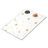 Bloc-note Joyeux Ballons du parti Halloween (Incliné)