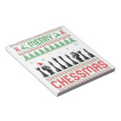 Bloc-note Joyeux Chessmas Drôle échecs noël laide Sweat (Incliné)