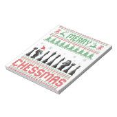 Bloc-note Joyeux Chessmas Drôle échecs noël laide Sweat (Tourné)