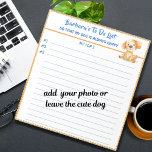 Bloc-note Joyeux Chien ou Photo Personnalisé À Faire Planifi<br><div class="desc">Happy Cat Personnalisé Planner Simple Modern To Do List / Planner Notepad Et, vous êtes acclamé par le merveilleux Happy Cat — de vous donner juste cette incitation supplémentaire et beaucoup d'amour le long du chemin (et peut-être quelques sourires également). Toute question de conception ou si vous avez besoin d'aide,...</div>