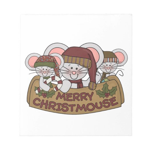 Bloc-note Joyeux Christmouse (Devant)