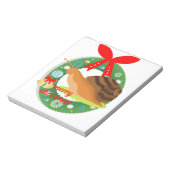Bloc-note joyeux escargot de noël (Tourné)