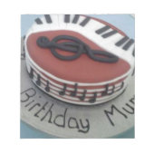 Bloc-note Joyeux gâteau de maman d'anniversaire (Devant)