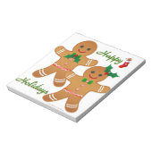Bloc-note Joyeux Gingerbread Homme Garçon Girl (Tourné)