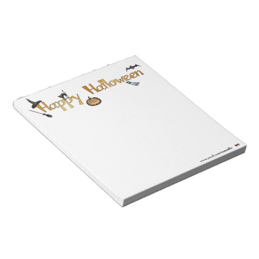 Bloc-note Joyeux Halloween (Incliné)