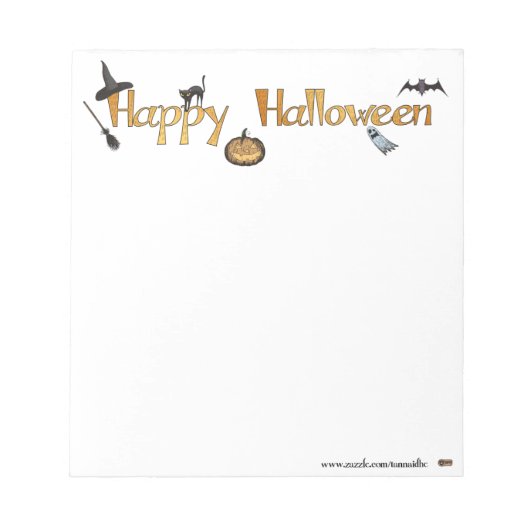 Bloc-note Joyeux Halloween (Devant)