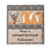 Bloc-note Joyeux Halloween Bar Wrapper Party Favoriser (Devant)