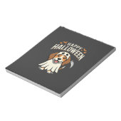 Bloc-note Joyeux Halloween Beagle Chien Design_1 (Tourné)