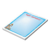 Bloc-note Joyeux Howlidays À poils durs Dachshund (Tourné)