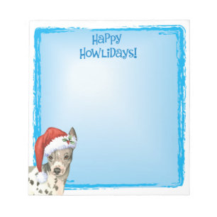 Bloc-note Joyeux Howlidays American Hairless Terrier