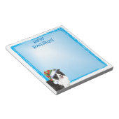 Bloc-note Joyeux Howlidays Bordure Collie (Incliné)