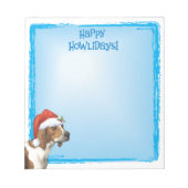 Bloc-note Joyeux Howlidays Treeing Walker (Devant)
