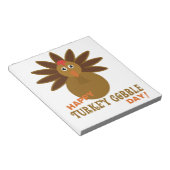 Bloc-note Joyeux Jour de la grogne turque Thanksgiving (Incliné)