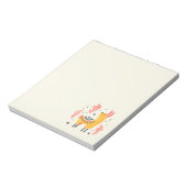 Bloc-note Joyeux lama avec cactus (Tourné)