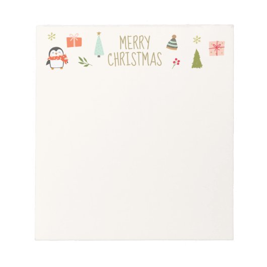 Bloc-note Joyeux Noël (Devant)