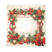 Bloc-note Joyeux Noël (Devant)