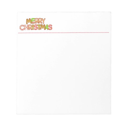 Bloc-note Joyeux Noël amusant Mots texte Post-it Notes (Devant)