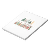 Bloc-note Joyeux Noël cadeau de Noël (Tourné)