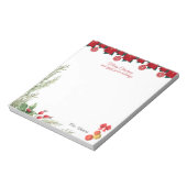 Bloc-note Joyeux Noël et Joyeux Vacances (Tourné)