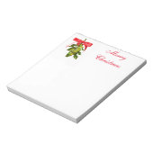Bloc-note Joyeux Noël gui (Tourné)
