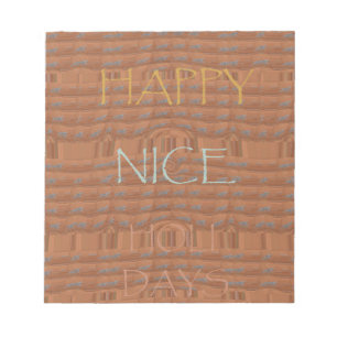 Bloc-note Joyeux Noël Impression d'art de zèbre