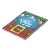 Bloc-note Joyeux Noël Père Noël (Tourné)