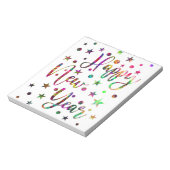 Bloc-note Joyeux Nouvel An, Motif de la fête du Nouvel An (Tourné)