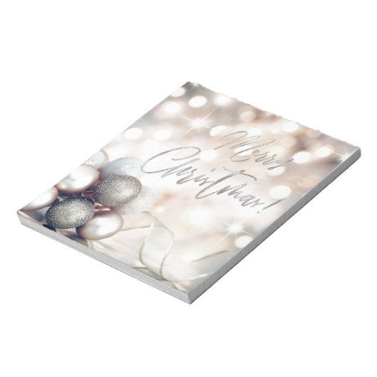 Bloc-note Joyeux ornements de Noël (Tourné)