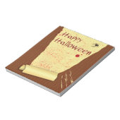 Bloc-note Joyeux papier peint Halloween sanglant (Tourné)