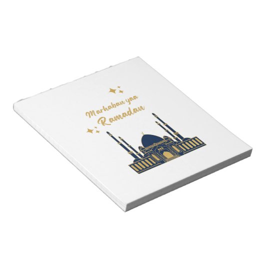 Bloc-note Joyeux Ramadan Kareem - Citations de l'Aïd Moubara (Incliné)