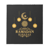 Bloc-note Joyeux Ramadan Kareem Et Aïd Moubarak 2023 Fête (Devant)