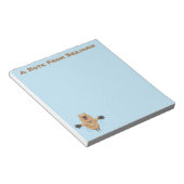 Bloc-note Joyeux sauter quokka dessin animé (Incliné)