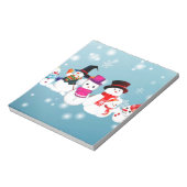 Bloc-note Joyeux Snowmen (Tourné)