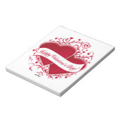 Bloc-note Joyeux Valentine ! Red Hearts (Tourné)