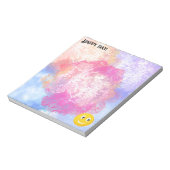 Bloc-note Joyeux visage souriant (Tourné)