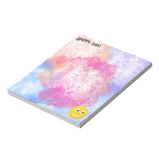 Bloc-note Joyeux visage souriant (Tourné)