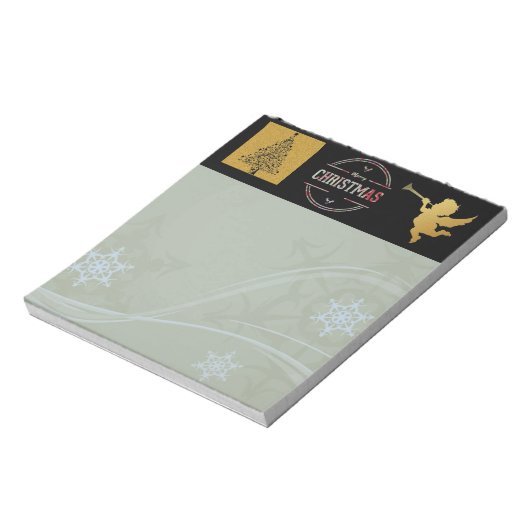 Bloc-note Joyeux voeux Noël (Tourné)