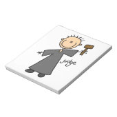 Bloc-note Juge Stick Figure (Tourné)
