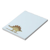 Bloc-note Jurassique Dinosaure Stegosaurus (Tourné)