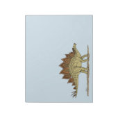 Bloc-note Jurassique Dinosaure Stegosaurus (Tourné)