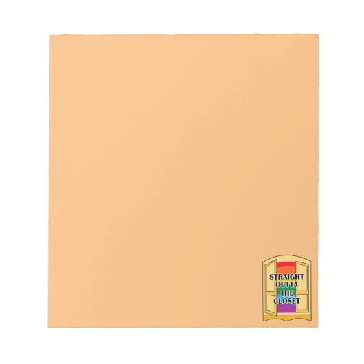 Bloc-note Juste En Dehors Du Closet (Devant)