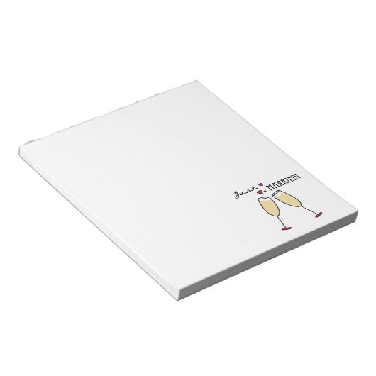 Bloc-note Juste marié (Incliné)