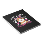 Bloc-note Juste Une Fille Qui Aime Les Cochons De Guinée (Incliné)