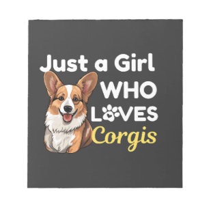 Bloc-note Juste une fille qui aime les Corgis