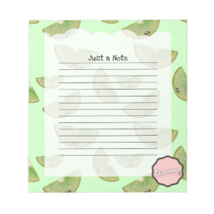 Bloc-note Juste une note, Personnalisable Kiwi