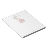 Bloc-note Juste Une Note - Rose Rose Note Pad (Incliné)