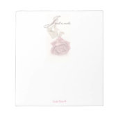 Bloc-note Juste Une Note - Rose Rose Note Pad (Devant)
