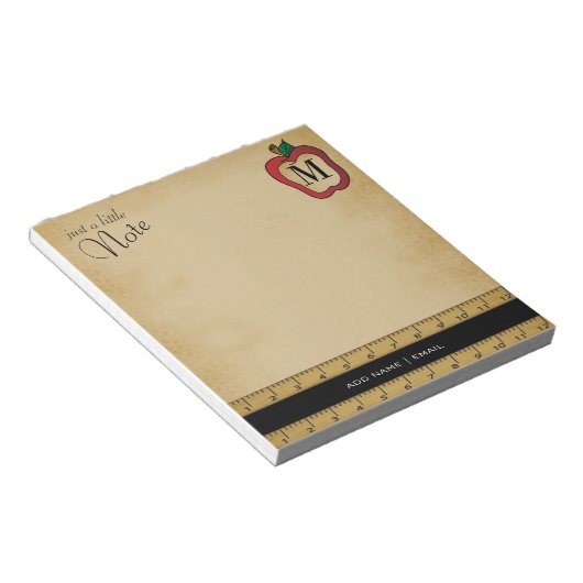 Bloc-note Juste une petite note d'enseignant (Incliné)