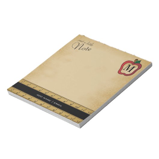 Bloc-note Juste une petite note d'enseignant (Tourné)