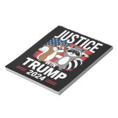 Bloc-note Justice Pour Peanut Win Trump 2024 (Tourné)